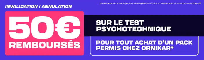 Offre de remboursement pour les tests psychotechniques